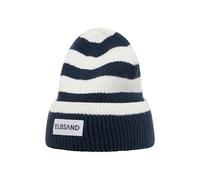 Elbsand Damen Beanie gestrickte Damenmütze mit Streifen ESNorid