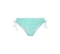 Bikini-Hose ELBSAND "Letra", Damen, Gr. 42, N-Gr, grün (mint, lt, mint), Recycling-Polyamid, bedruckt, Badehosen Bikini-Hose, mit tollem Wording (66128654-42) mint, lt, mint