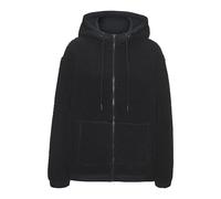 Elbsand mit Kapuze Übergangsjacke aus Teddy-Fleece mit verstellbarer Kapuze (73128504-44) schwarz