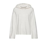 Hoodie ELBSAND "- Strickpullover mit Kapuze" Gr. 44/46, weiß (wollweiß) Damen Sweatshirts (54626223-44) wollweiß