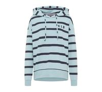 Elbsand Damen Hoodie ESWMarvi gestreiftes Sweatshirt mit Kapuze 70798 00 Blue Shadow + Coldwater (057) S