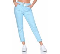 Elbsand Damen Jogginghose knöchellange Sweathose ESBrinja 70115 00 Wave Blue (7560) M