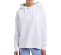 Elbsand Damen Kapuzen-Sweatshirt Hoodie ESWElvie Pullover mit Kapuze 70703 00 Bright White (111) S