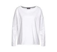 Langarmshirt ELBSAND "Raina" Gr. M (38), weiß Damen Shirts Langarm (69831444-M)