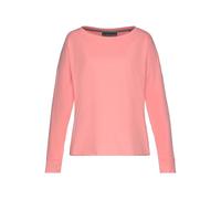 Langarmshirt ELBSAND "Raina" Gr. XL (42), orange (koralle) Damen Shirts Jersey mit Logoprint hinten, Longsleeve aus Baumwoll-Mix (67096626-XL)