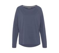 Longsleeve ELBSAND "Tinna" Gr. XXL (44), blau (marine) Damen Shirts Jersey mit Logodruck hinten (89064924-XXL)
