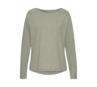 Elbsand Longsleeve Tira mit Logodruck hinten, grün, size=S (36)|color=grün meliert