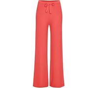 Loungehose ELBSAND, Damen, Gr. 40/42, N-Gr, orange (rot), Feinstrick, Obermaterial: 55% Baumwolle, 45% Nylon, unifarben, bequem lang, Hosen Loungehose, aus hochwertigem Feinstrick, Loungewear (7397510