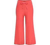 Loungehose ELBSAND, Damen, Gr. 44/46, N-Gr, rot, Feinstrick, Obermaterial: 55% Baumwolle, 45% Nylon, unifarben, Hosen Loungehose, aus weichem Feinstrick (74466668-44) rot