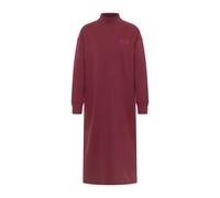 Elbsand Damen Midi Sweat-Kleid ESWRoomi Langarm wadenlang mit Schlitz 70838 00 Ruby (450) S