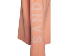 Rollkragenpullover ELBSAND, Damen, Gr. 36/38, orange (aprikose), Strick, Obermaterial: 50% Viskose, 28% Polyester, 22% Nylon, unifarben, meliert, casual, hüftlang, Langarm Rippstrickbündchen, Pullover