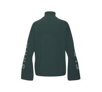Rollkragenpullover ELBSAND, Damen, Gr. 40/42, blau (petrol), Strick, Obermaterial: 50% Viskose, 28% Polyester, 22% Nylon, unifarben, meliert, casual, hüftlang, Langarm Rippstrickbündchen, Pullover, au