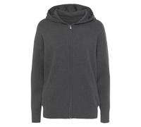 Strickjacke ELBSAND "-Loungejacke" Gr. 40/42, grau (anthrazit) Damen Strickjacken (99250009-40) anthrazit