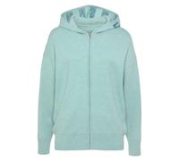 Strickjacke ELBSAND "-Loungejacke" Gr. 44/46, blau (türkis) Damen Strickjacken (25647157-44) türkis