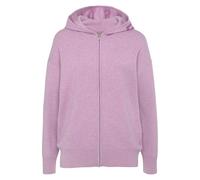 Elbsand Damen Strickjacke mit Kapuze, Rosa, Langarm, Locker, Herbst, Winter