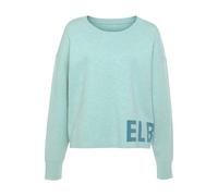 Strickpullover ELBSAND "-Loungesweatshirt" Gr. 32/34, blau (türkis) Damen Pullover (91107137-32) türkis