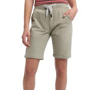 Elbsand Damen Sweat-Shorts Bermuda ESBrinjana Kurze Sweathose 70223 00 Khaki (830) S
