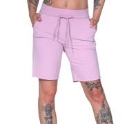 Elbsand Damen Sweat Shorts Bermuda ESWMijar Kurze Sweathose 70825 00 Faded Rose (640) L
