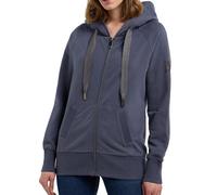 Elbsand Damen Sweatjacke ESKelda Freizeitjacke mit Kapuze 70299-00 Blue Ash (984) S