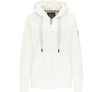 Elbsand Damen Sweatjacke Kelda mit Kapuze Reißverschluss L Cloude White