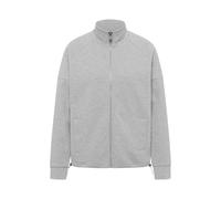 Elbsand Damen Sweatjacke ESWIona Oversized Freizeitjacke mit Stehkragen 70852 00 Cool Heather Grey (972) L