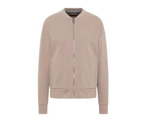 Elbsand Damen Sweatjacke Freizeitjacke Loose Fit Rundhals ESWEnid 70870 00 Silver Sand (1400) S