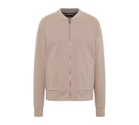 Elbsand Enid Damen Zip Sweatjacke, Blousonkragen, locker geschnitten