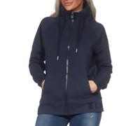 Elbsand Damen Sweatjacke High Neck Damenjacke mit Kragen ESWAina