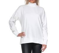 Elbsand Damen Sweatshirt ESWLinna Sweater Pullover mit Kragen 70849 00 Cloud White (166) S