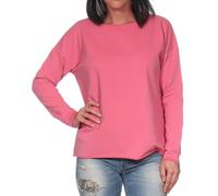 ELBSAND - Women's Riane Sweatshirt - Pullover, Gr. L, rosa (VintageRose)