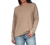 ELBSAND - Women's Riane Sweatshirt - Pullover, Gr. L, beige (Nougat)