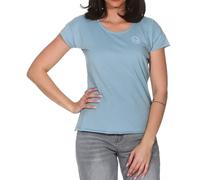 Elbsand Damen T-Shirt ESWRagne Kurzarmshirt Rundhals 70429 00 Blue Shadow (754) XL