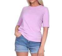 Elbsand Damen T-Shirt ESWSiva Kurzarmshirt Jerseyshirt mit Logoprint 70840 00 Faded Rose (640) XL