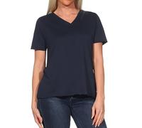 Elbsand Damen T-Shirt Kurzarm Jerseyshirt V-Ausschnitt ESWTalyn 70507 00 Coldwater (7870) M