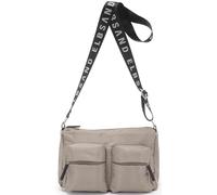 Umhängetasche ELBSAND "Schultertasche", Damen, Gr. B/H/T: 30cm x 17cm x 10cm, beige (sand), Stoff, Polyester, clean, unifarben, Taschen Umhängetasche, Handtasche, Henkeltasche, Crossbody Bag VEGAN (58