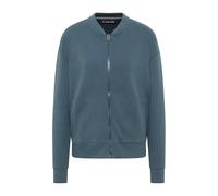 Elbsand Enid Damen Zip Sweatjacke, Blousonkragen, locker geschnitten