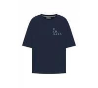 Elbsand T-Sweat Gaelle Damen Kurzarm Rundhalsausschnitt locker geschnitten Dunkelblau Gr. S