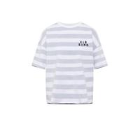 Elbsand Gry T-Sweat in Grau/Weiß Gr. S