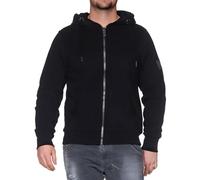 Elbsand Herren Kapuzen-Sweatjacke ESMMalte Freizeitjacke Zip Hoodie 35143 00 Caviar (990) M