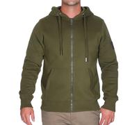 Elbsand Herren Kapuzen-Sweatjacke ESMMats Freizeitjacke mit Flockprint 35011 00 Moss (834) XL