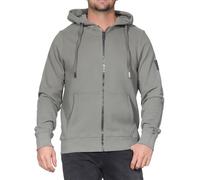 Elbsand Herren Kapuzen-Sweatjacke ESMMats Freizeitjacke mit Flockprint 35011 00 Stone (949) L