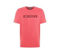 Elbsand Herren T-Shirt Kurzarm-Shirt Oberteil Crew-Neck ESMFinn 35018 00 Mineral Red (4620) XL