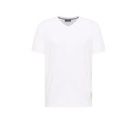 Elbsand Herren T-Shirt Kurzarmshirt Oberteil V-Ausschnitt ESMKlaas 35176 00 Bright White (1110) M