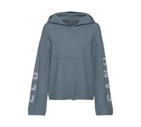 Hoodie ELBSAND "- Strickpullover mit Kapuze" Gr. 44/46, blau (petrol) Damen Sweatshirts (79937628-44) petrol
