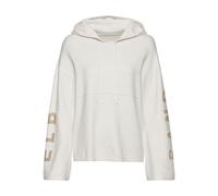 Hoodie ELBSAND "- Strickpullover mit Kapuze" Gr. 32/34, weiß (wollweiß) Damen Sweatshirts (54626223-32) wollweiß