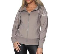 Elbsand Kaire Damen Sweatjacke, schmal geschnitten, Weite Kapuze