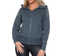 Elbsand Kaire Damen Sweatjacke, schmal geschnitten, Weite Kapuze