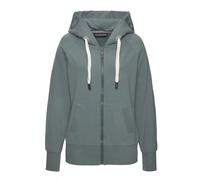 Kapuzensweatjacke ELBSAND "Kelda" Gr. L (40), blau (petrol) Damen Sweatjacken (77300141-L) petrol