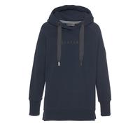 Kapuzensweatshirt ELBSAND "Svana" Gr. M (38), blau (marine) Damen Sweatshirts Homewear Oberteile mit Logoprint (55791457-M)