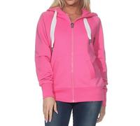 Elbsand Kelda Damen Sweatjacke mit Kapuze, Zip-Jacke, Reißverschluss